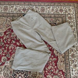 Majorelle Houndstooth wide leg pants